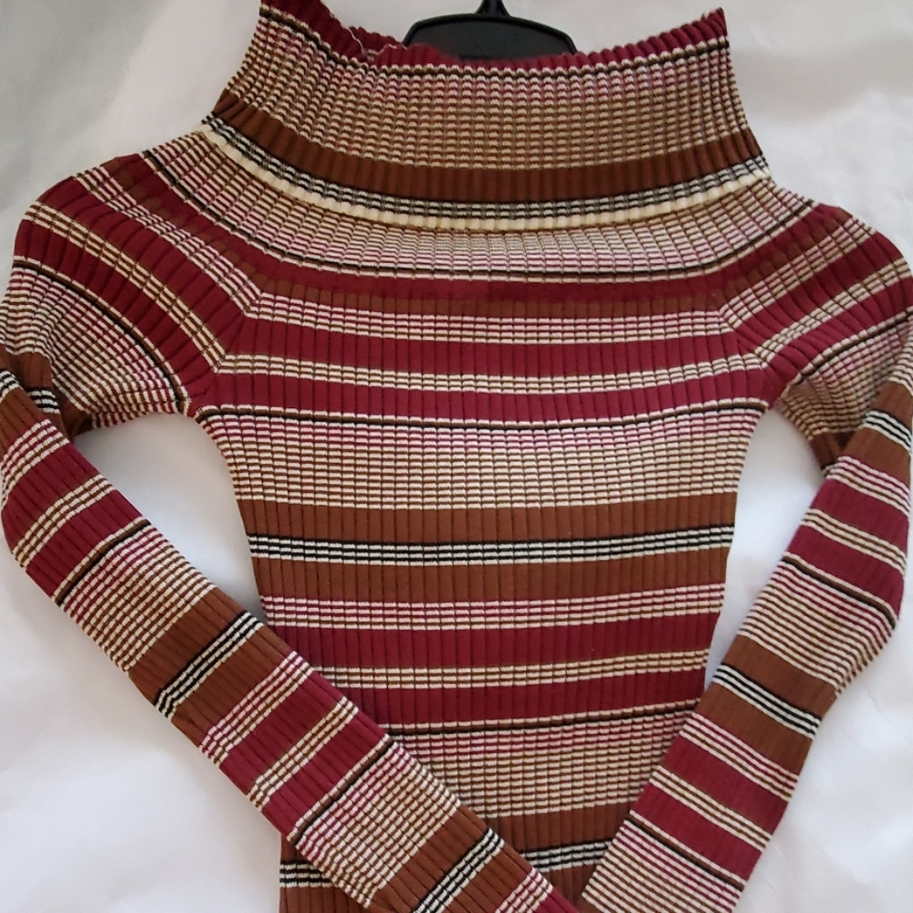 Stretch to fit turtle neck sweater dress